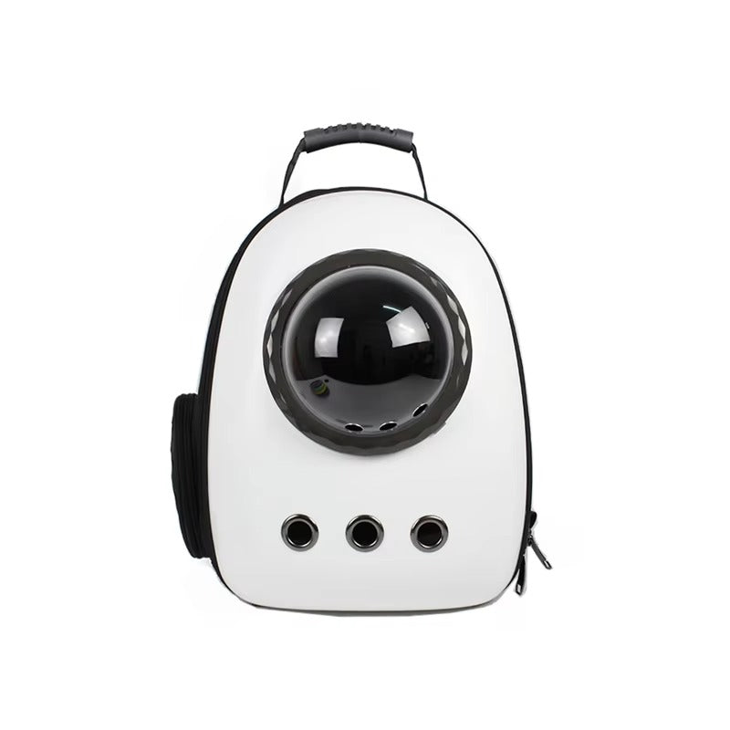 Breathable Bubble Pet Travel Backpack - Transparent Capsule Carrier for Cats & Dogs