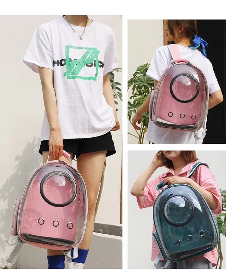 High-Quality Bubble Space Capsule Pet Carrier Backpack for Cats & Dogs