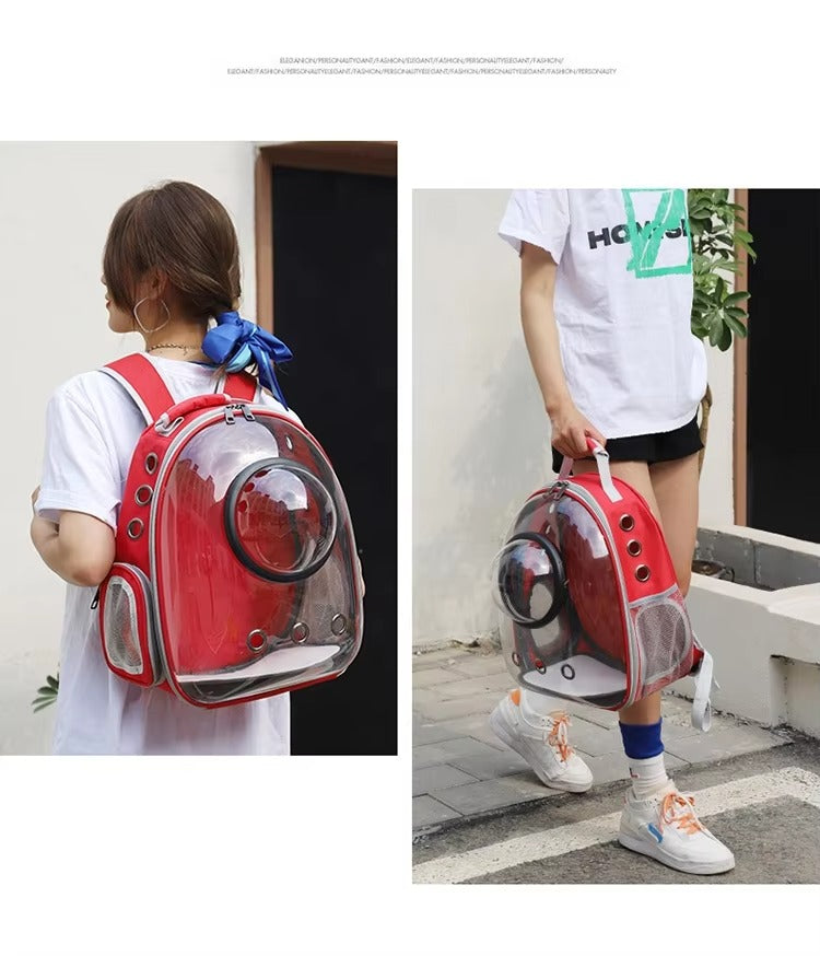 High-Quality Bubble Space Capsule Pet Carrier Backpack for Cats & Dogs