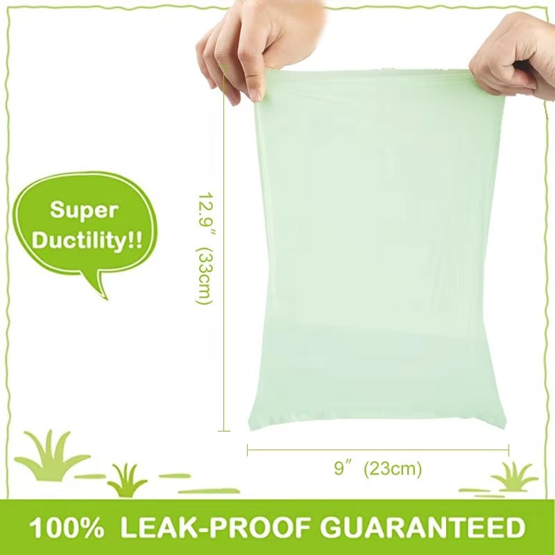 Pet Poop Cleanup Products - Corn Starch Biodegradable Dog Poop Bags