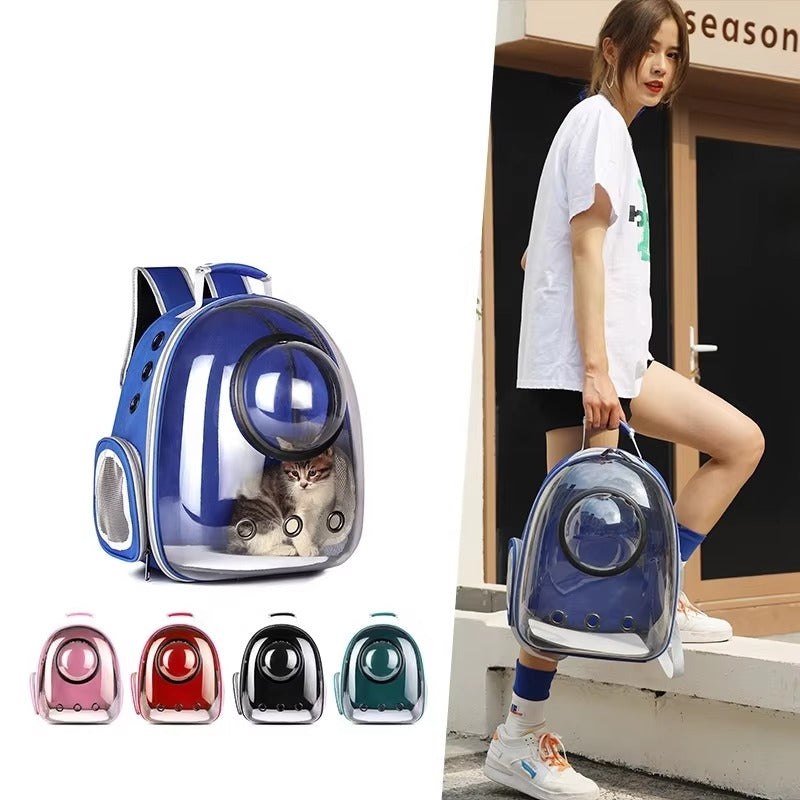 High-Quality Bubble Space Capsule Pet Carrier Backpack for Cats & Dogs