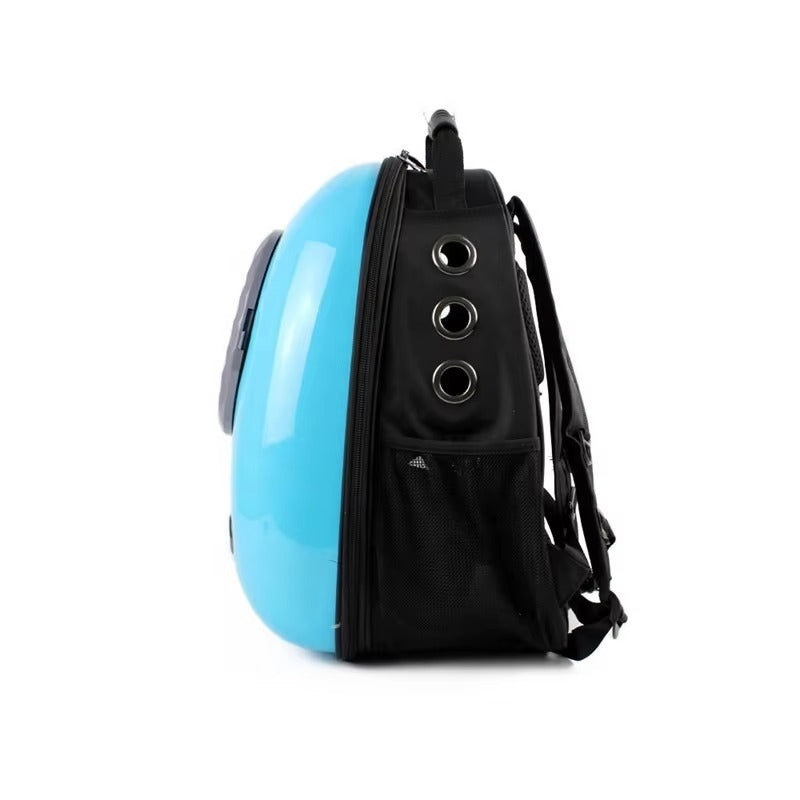 Breathable Bubble Pet Travel Backpack - Transparent Capsule Carrier for Cats & Dogs