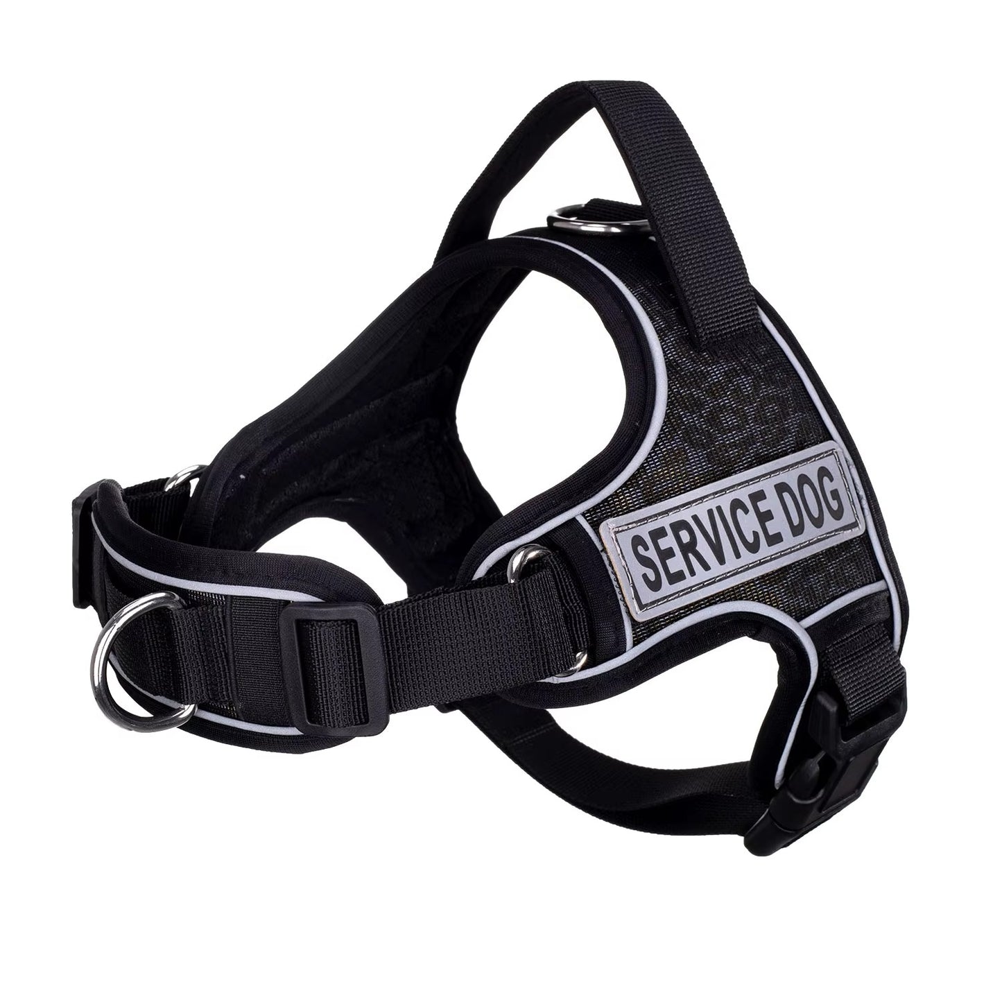 No-Pull Dog Harness with Reflective Safety Design - Breathable Adjustable Pet Vest for Outdoor Walking