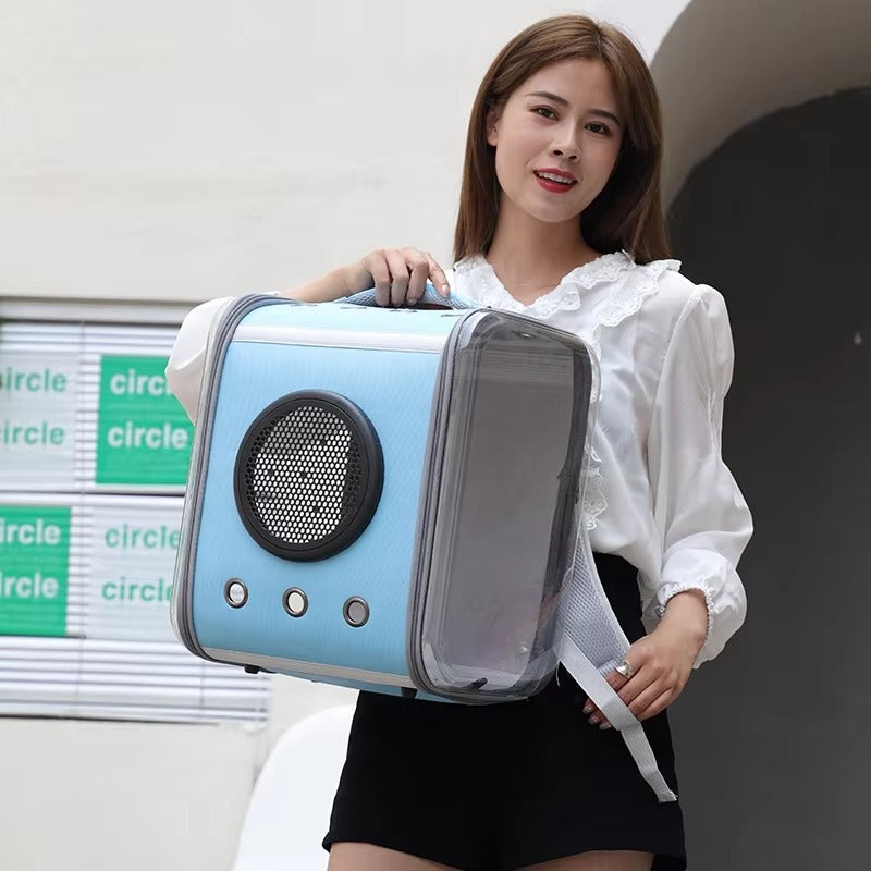 Custom Collapsible Pet Carrier Backpack for Dogs & Cats - Fashion Travel Cage for Kittens
